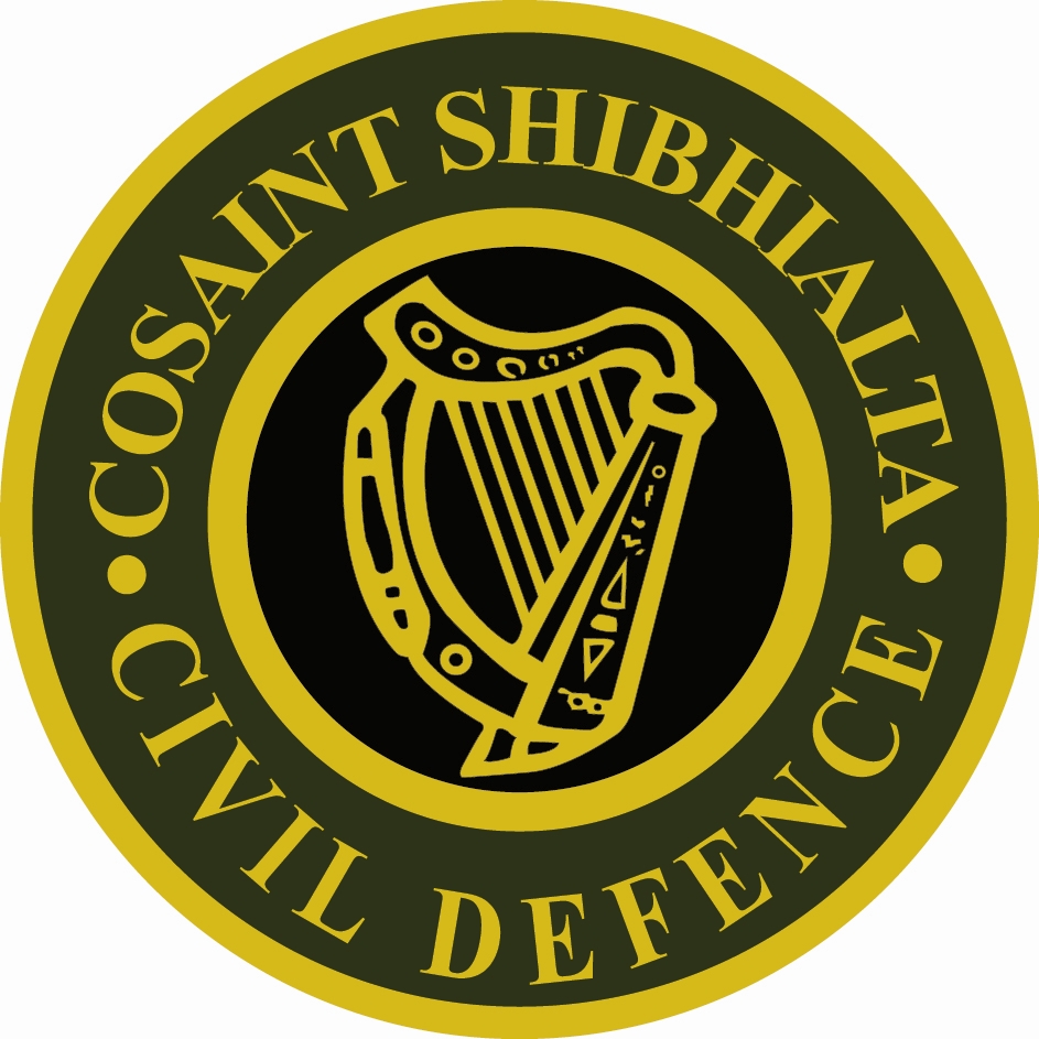 Official Civil Defence Harp Logo