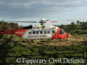 Rescue 115 awaits casualty