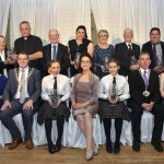 Kilkenny Person of the Year Awards recipients: Ba ck row, from left, BIlly Gardiner, Chairman; Sr. Margaret Mary Cooney and Fr. Patrick Carey, (Community Support);Ane Ryan, KIlkenny Camogie (Sport); Frances Bradley, (Community Involvment); Eddie Blackmore, Piltown Community Enterprise (Rural Innovation); Pat Daly, (Youth); Brian Keyes, Kilkenny People. Front row, from left, Thetesa Delahunty, (Social Inclusion); Veronca McCarron, Musical Diredctor, Presentation Secondary School Choir flanked by twins Carrie and Megan Ramble (Art); Cllr Matt Doran, Chairman, Kilkenny County Council and Eileen Lanigan, Kilkenny Civil Defence, (Courage). Picture: Michael Brophy.