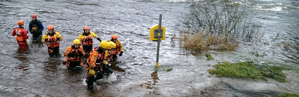 SRT exiting water