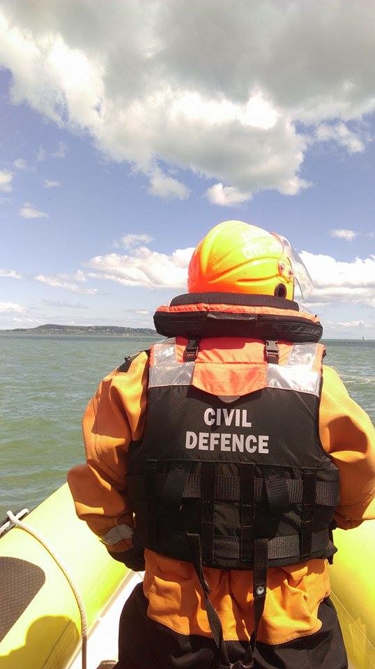 Dublin Civil Defence Boat Crew rescued three swimmers in difficulty 